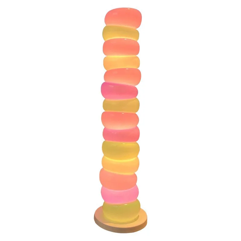 

Nordic creative children's room stacked sugar floor lamp, modern candy decoration ornament, ambient light
