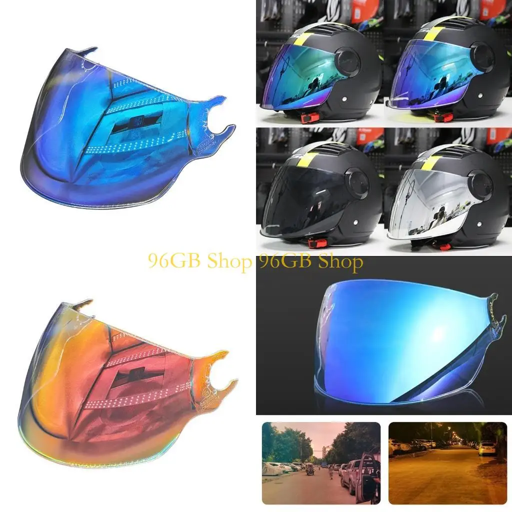 

96 ГБ цветной унисекс козырек для шлема, сменный козырек, аксессуары для мотоциклов, простая установка, подходит для OF562,