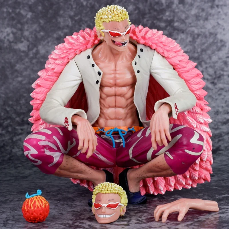 New 15cm One Piece Anime Figure Donquixote Doflamingo Anime Action Figure  PVC Collection Model Doll Gifts Toys Decoration