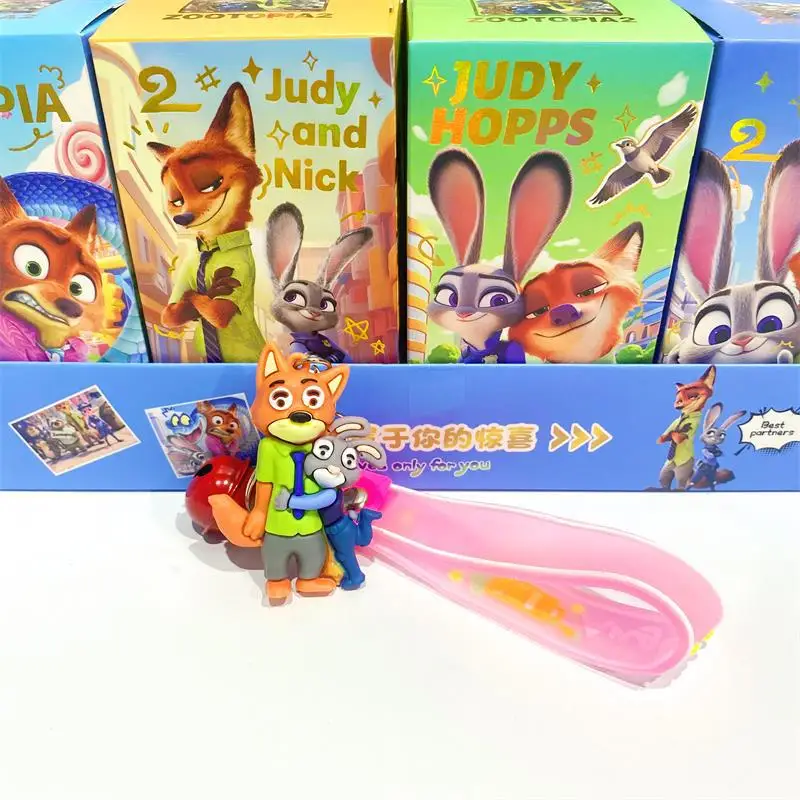 6/12 صندوق ل Zootopia2 صندوق أعمى المفاتيح لطيف صندوق الغموض دمية قلادة حقيبة ظهره زينة هدية الكريسماس