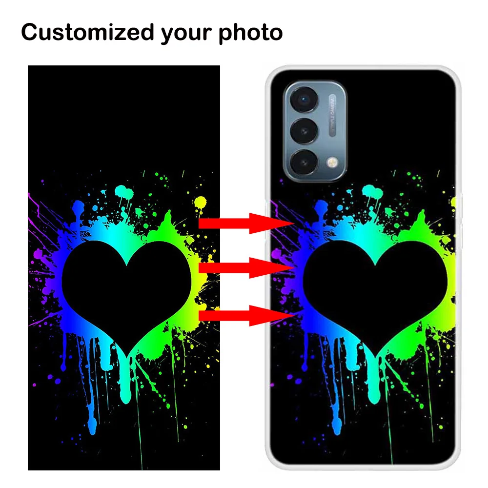 Aangepaste Clear Cases Voor Oneplus Nord N200 N100 N10 Ce 5G 9rt Diy Telefoon Cover Ontwerp Foto Foto Afbeelding Tekstnaam Tpu Fundas