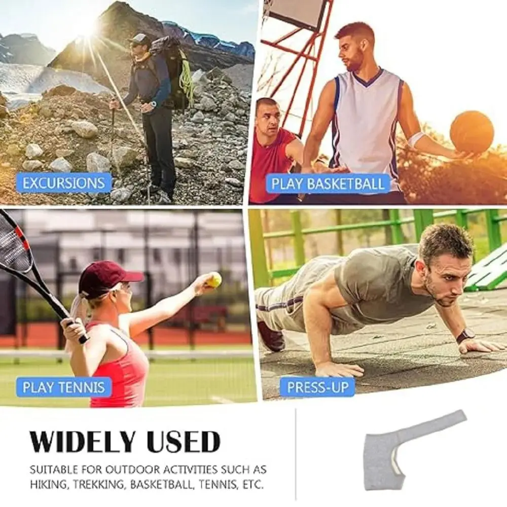 Knitted Compression Shoulder Brace Protection Adjustable Shoulder Support Strap Supportive Structure Durable