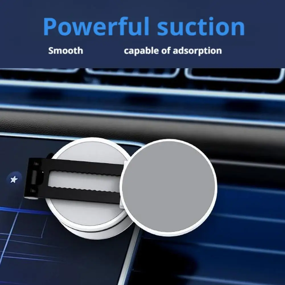 

360degree Rotating Vacuum Suction Cup Phone Holder Navigation Car Magnetic Holder Suction Vacuum Adsorption Retractable Fol G2Z8