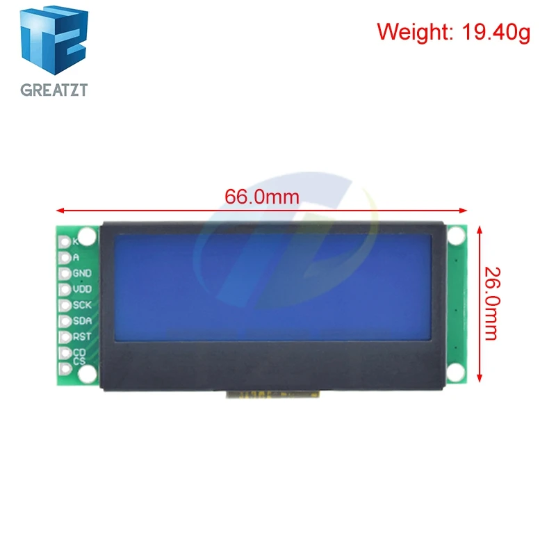 LCD19264 192*64 192X64 Graphic Matrix LCD Module Display Screen 3.3-5V LCM build-in UC1609C Controller with LED Backlight