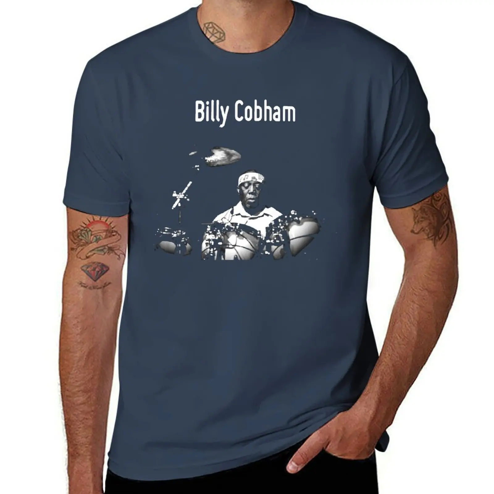 Billy Cobham T-Shirt Anti-Wrinkle Short Sleeve T-Shirt