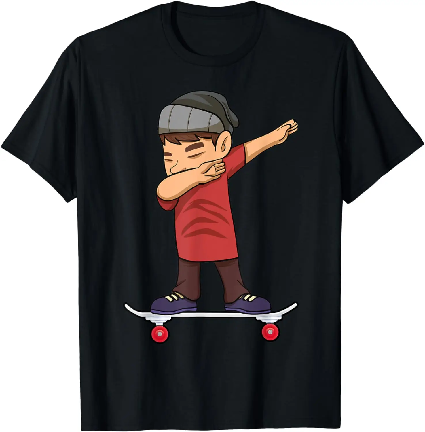 Skateboarding Teen Boy on Skateboard Gift for Skater T-Shirt