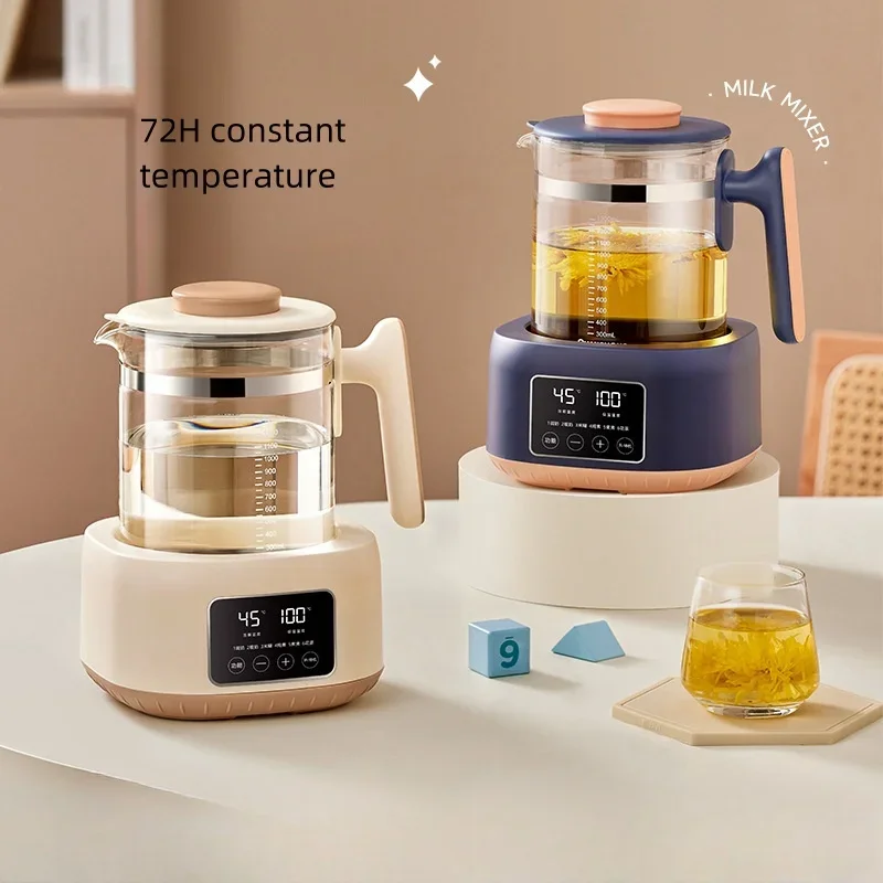 220V Thermostatic Pot 1.3L Home Baby Milk Warmer 700W Thermostatic Kettle Bottle Sterilizer Hot Milk Warmer Tea Kettle