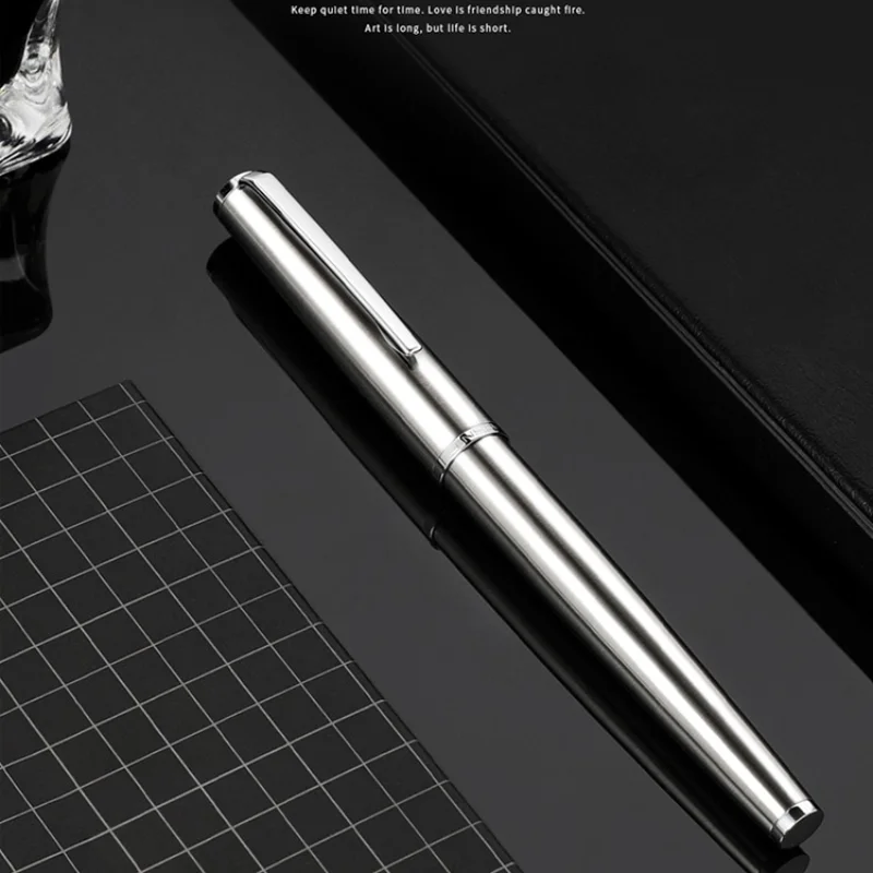 JINHAO 95 ปากกาลูกลื่นโลหะ 0.5 มม.Retro Design โลหะวัสดุ Elegant คลิปเขียนอุปกรณ์สํานักงานโรงเรียนของขวัญเครื่องเขียน