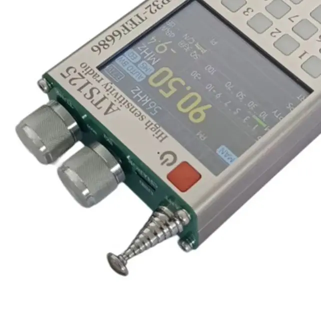 

ATS125 FM Radio Upgraded Version With TEF6686 Chip Multi-Function For DSP Car Tuner For High Sensitivity Portable Travel Radio