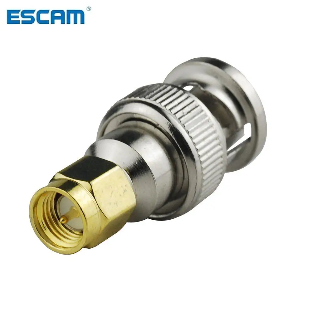 

2pcs RF coaxial coax adapter SMA male to BNC male