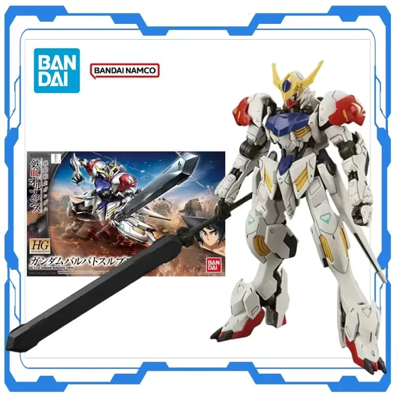 

Bandai Genuine Gundam Anime Model HG 1/144 Gundam Iron-Blooded Barbatos Lupus Model Kit Action Figures Kids Toy Gift Robot Model