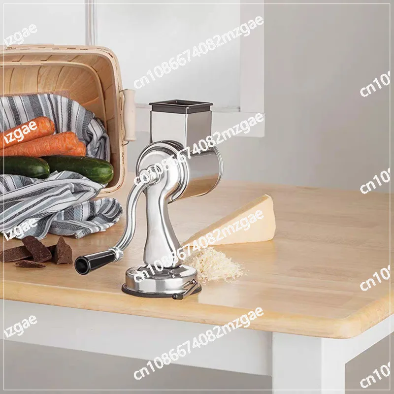 Rotary Cheese Grater Food Mills Grinder Vegetable Chopper Drum Blade Grinding Tool Set Kitchen Accessories