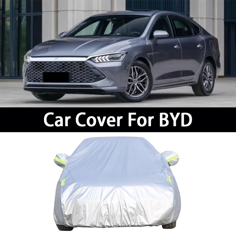 Waterproof Dustproof UV Protective Snow Protection Car Cover For BYD S6 S7 Qin Han Tang Song Yuan Dolphin Destroyer 05 E1 E2 E3