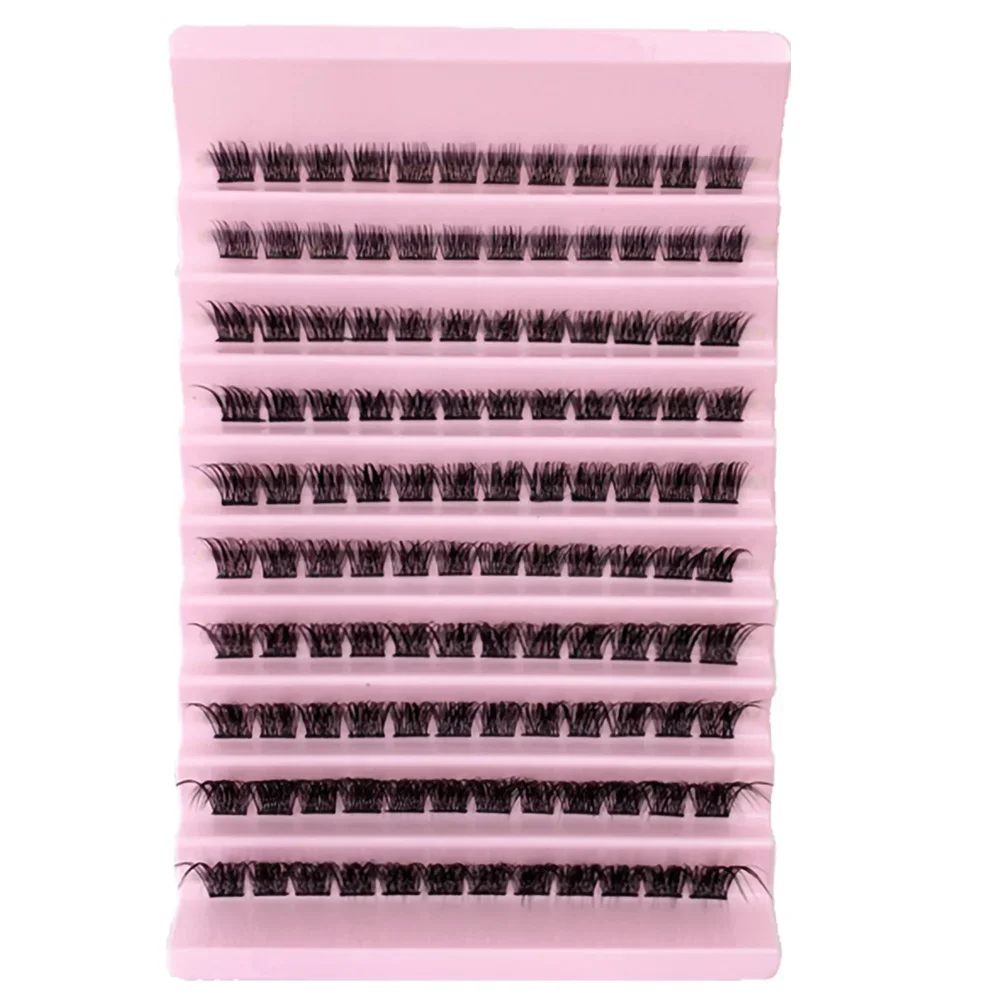 Lash Clusters 120pcs Cluster Lashes 8-16mm Individual Lashes Natural Look D Curl Fluffy Cluster Lashes DIY Eyelash Extension