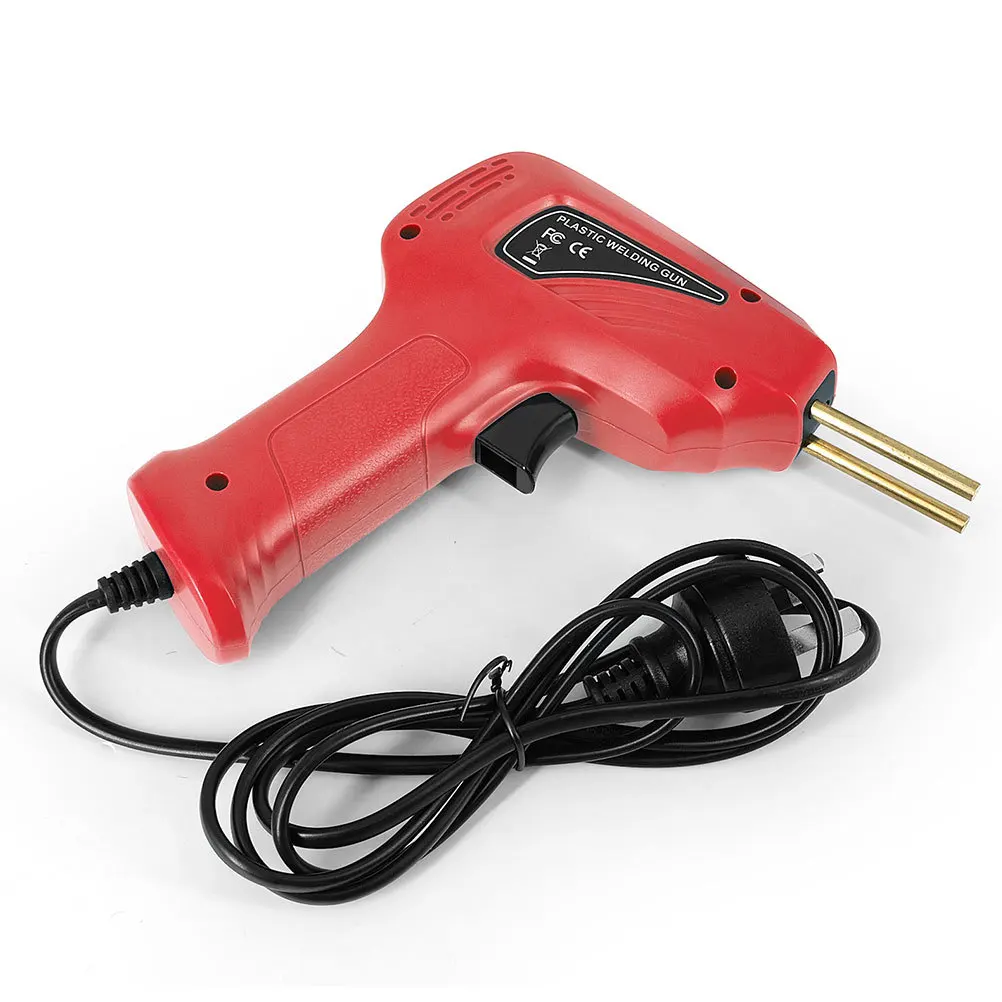 

1Set Kit Hot Staple Tack Welder Us Heating Copper Handle Plastic Repair Car Bumper Dashboard Welding