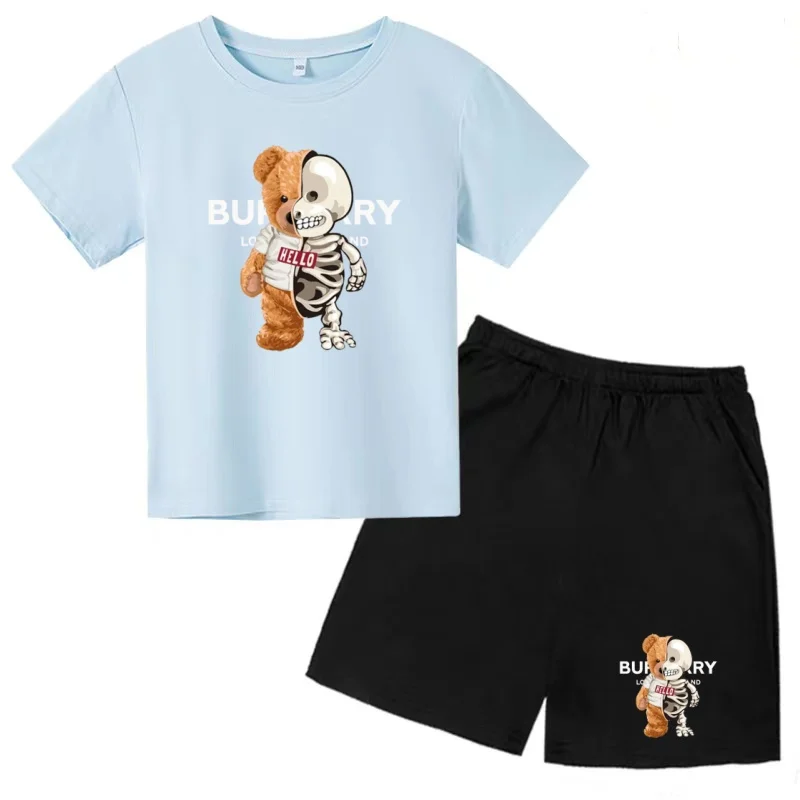 Kids Bear Print Set 4