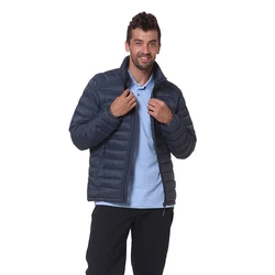 Chaqueta de plumón de pato para hombre, abrigos ultraligeros cálidos de plumón de pato blanco, ropa de abrigo con capucha oculta, Otoño, 90%