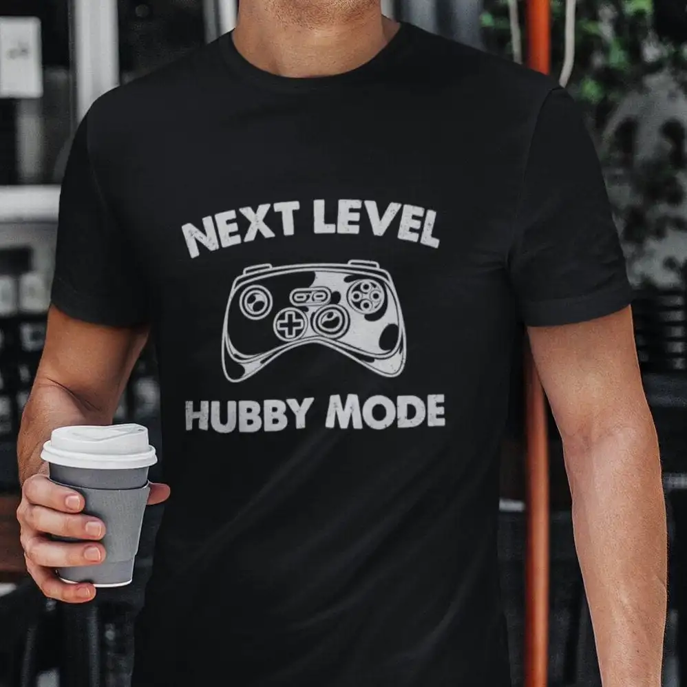 Next Level Hubby Mode Funny T Shirt Men Future Mrs EngagemenT Boyfriend Gamer s Fiance For Him Husband