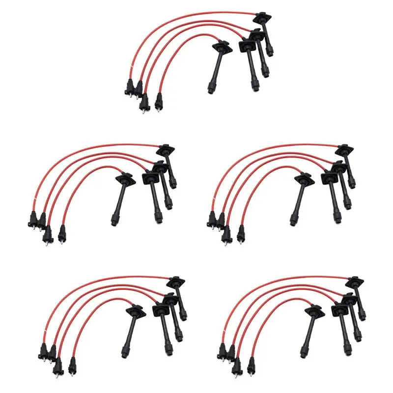 

20X Ignition Spark Plug Wires Set For 1997-2001 Toyota Camry Solara Rav4 2.2L 9091922386-A08Q