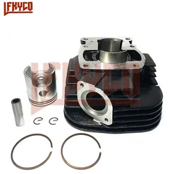 Motorcycle 56mm Engine Parts Cylinder 125CC Piston Kit Set Motor For SUZUKI TS125 TS 125 2 Stroke Motoblock ATV Equipment Parts