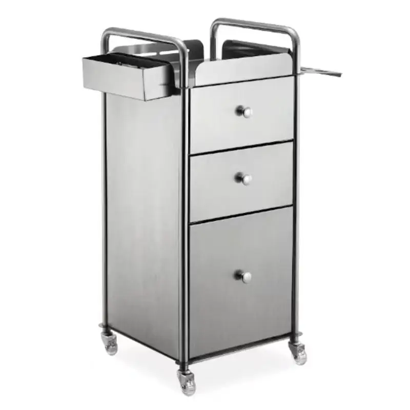 

Премиум-тележка из нержавеющей стали для салона красоты, многофункциональный мобильный шкафчик для инструментов, для гостиной и спальни