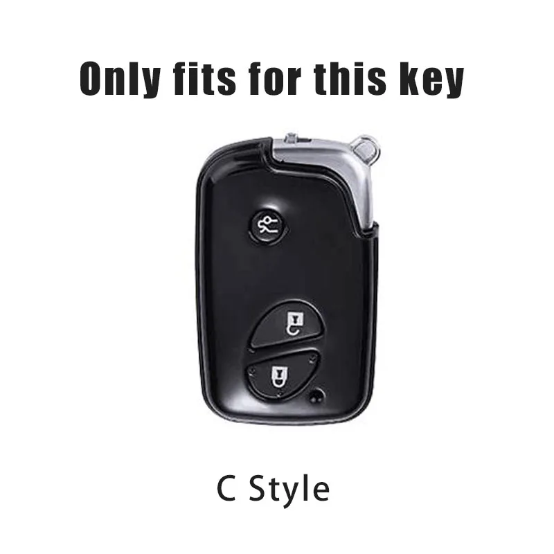 Zinc Alloy Car Key Case Cover For Lexus CT200H GX400 GX460 IS250 IS300C RX270 ES240 ES350 LS460 GS300 450h 460h Auto Accessories