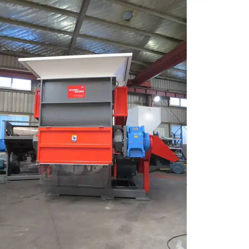 Wobide Bag Bucket Carpet Plastic Products Polyester Large Dual Shaft Metal Shredder Crusher