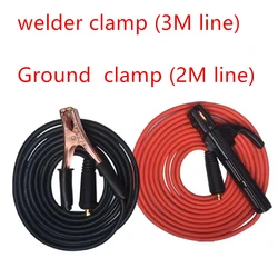 Electric Welding Machine Wire Copper Aluminum  Iron Wire Cable Tongs Plug Electric Machine Accessories Welder clamp Ground clamp