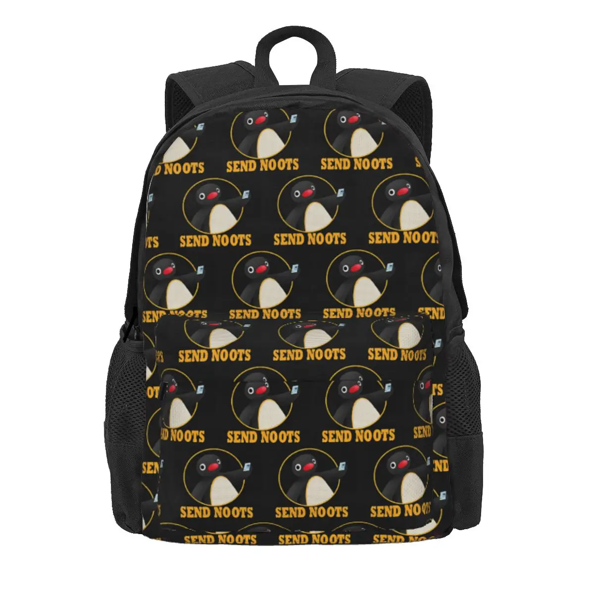 

Pingu Pinga Penguin TV Backpack Daypack Large Capacity Children BookBag School Bag Shoulder Bags for Men Women