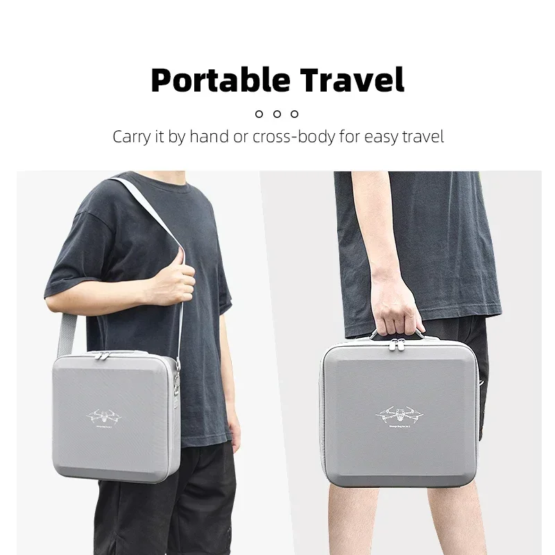 BRDRC Storage Bag for DJI Air 3S RC 2/RC N2 Remote Controller Battery Shouder Case for Air 3S Portable Hard Shell Bag Accesories