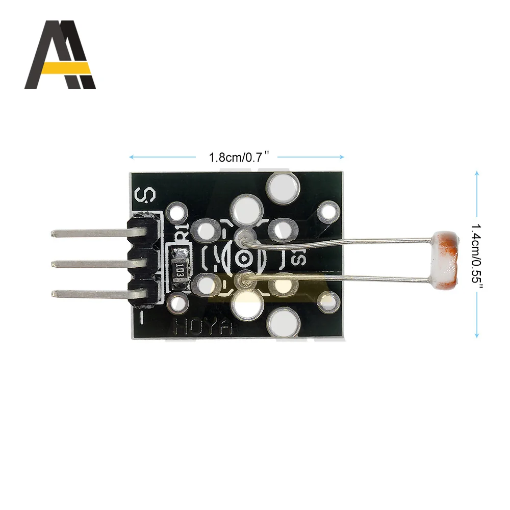 KY-018 Photoresistor โมดูลสำหรับ Arduino AVR PIC เซนเซอร์รังสีอัลตราไวโอเลตอินฟราเรดที่มองเห็นได้ Photoresistor ดิจิตอลโมดูล