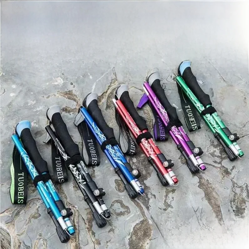 

Ultra-Light Collapsible Mountain Walking Sti ex Carbon-Free Hiking Equipment Outdoor Multi-Function king Cane