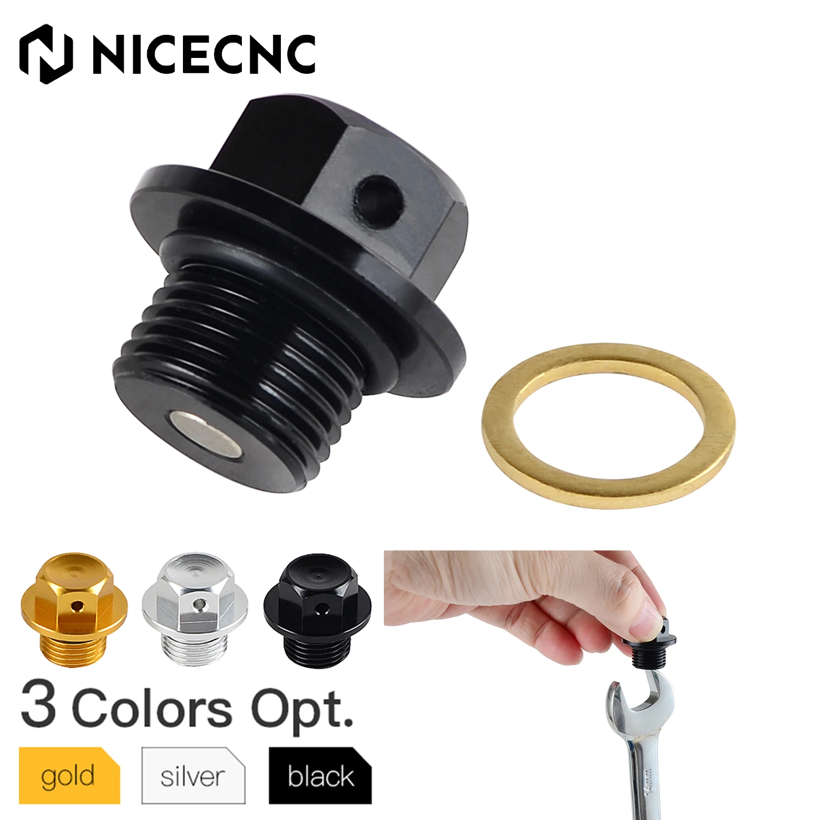 M14*1.25 Magnetic Oil Drain Plug For Suzuki GSXR 600 750 1000 1100 V Strom 250 Bandit GSF250/V GSF600F 750F SV1000S TL1000R/S