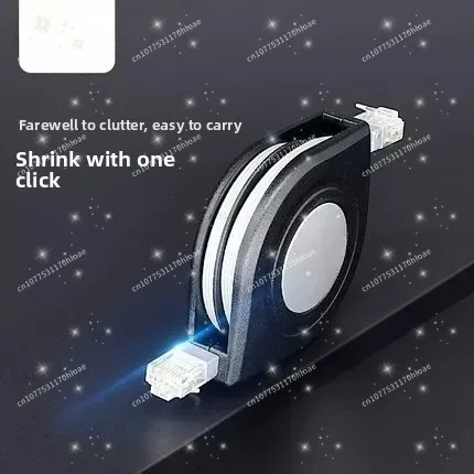 Cat6 portable home computer broadband cable, high-performance Category 6 gigabit telescopic network cable