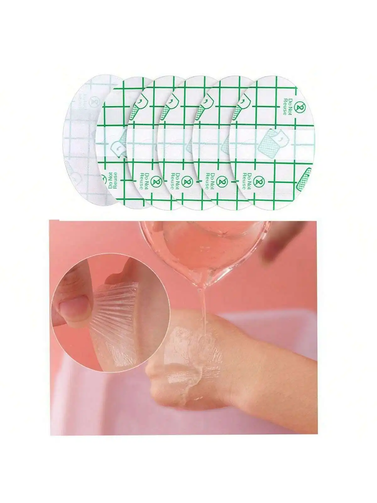 20/40/60PCS Invisible Heel Grips Waterproof Clear Anti Blister Shoe Pads for High Heels Shoes and Sandals