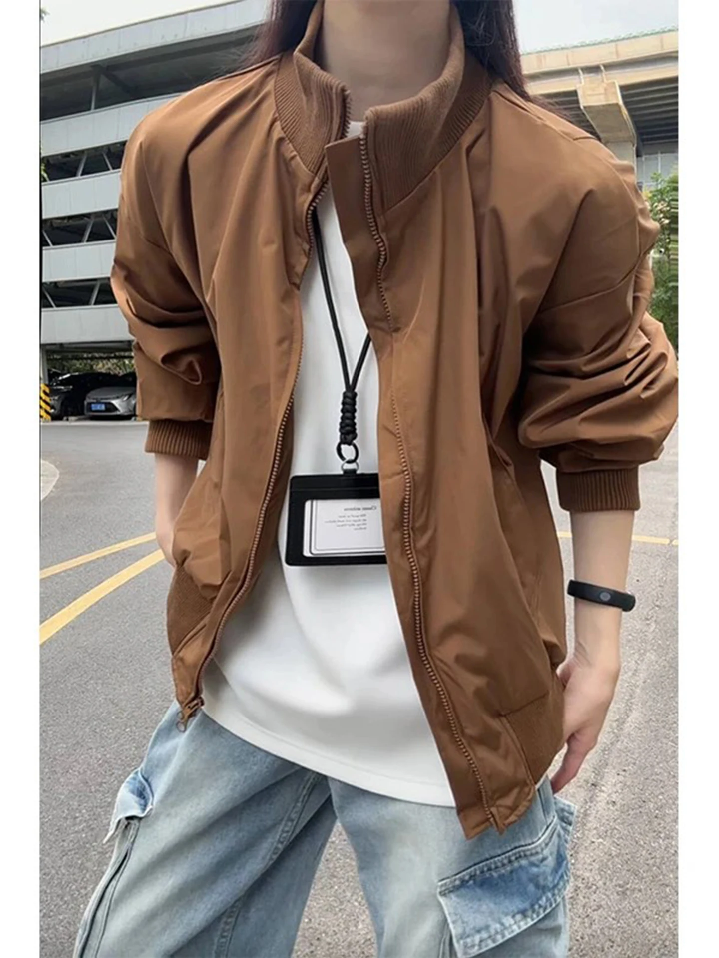 

Мужская демисезонная куртка American Sle ort Tee-Proof Jaet: высококачественная, стильная, с воротником-стойкой, для работы и повседневной носки...