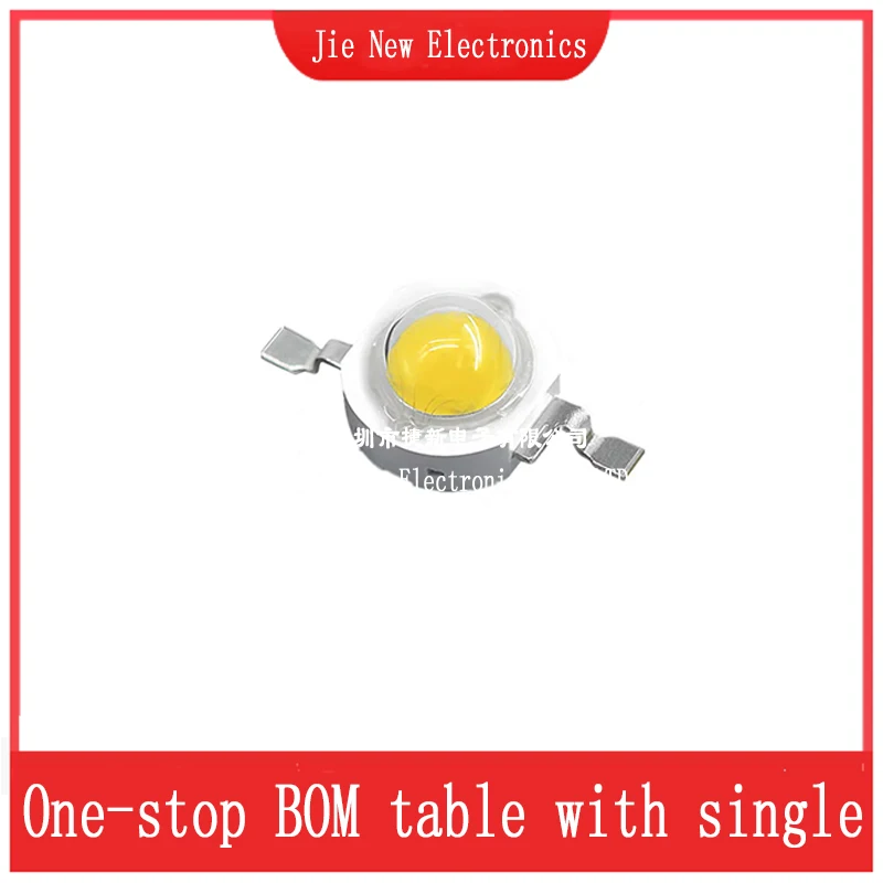 Bombillas LED de alta potencia, 50 piezas, 1W, 3W, luz pura, Chips 35mli, 45mli, 3V, rosa, blanco, rojo, azul, verde, amarillo, para Blubs Downlight