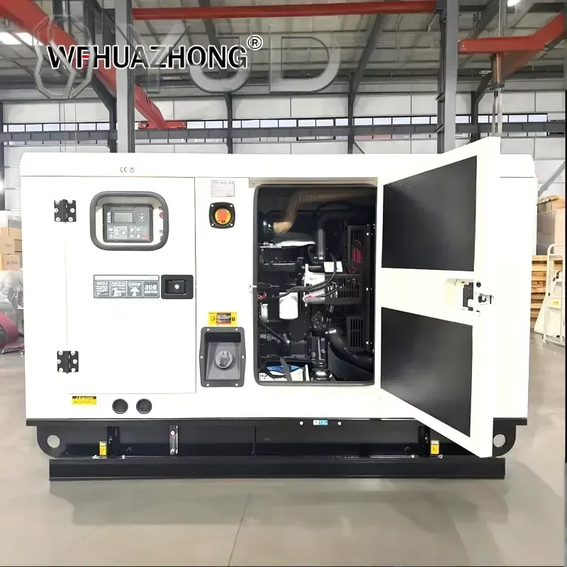 High Efficiency Silent Diesel Generator Set 1500rpm 50hz 30KW 38KVA ATS Type Soundproof Genset Three-phase Four-wire Copper