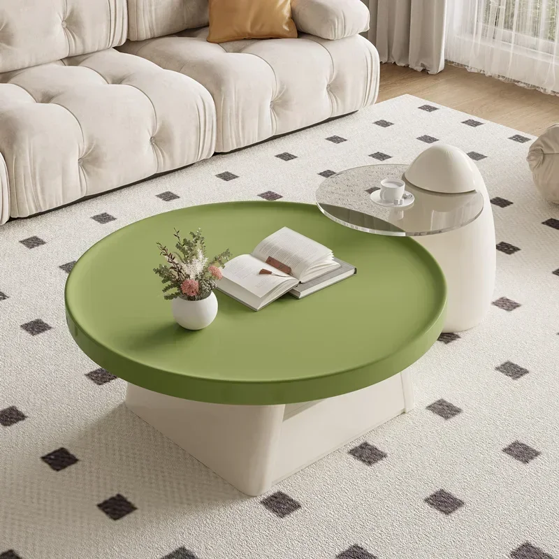 

Деревянный стол Столы для гостеприимства Эстетическая мебель для комнаты Прихожая Кофейные столы для телевизора Круглая гостиная Средний сервис Небольшая туалетная ночь