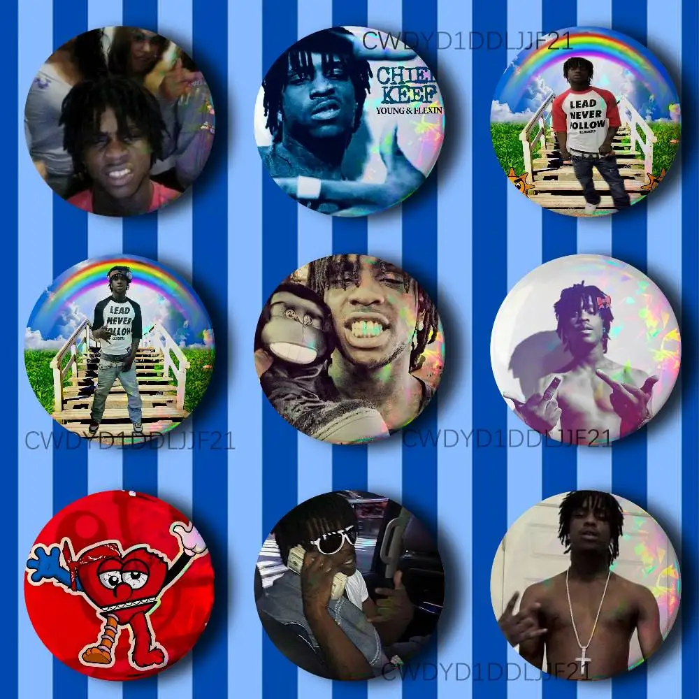 

SOSA C-Chief K-Keef Badge Handmade Button Brooch for Backpack Hat Shirt Accessories Gifts