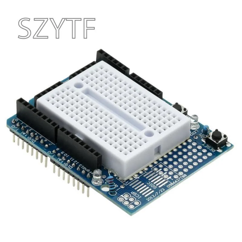 Smart Electronics UNO Proto Shield Prototype Expansion Board With SYB-170 Mini Breadboard Based For Arduino UNO ProtoShield DIY