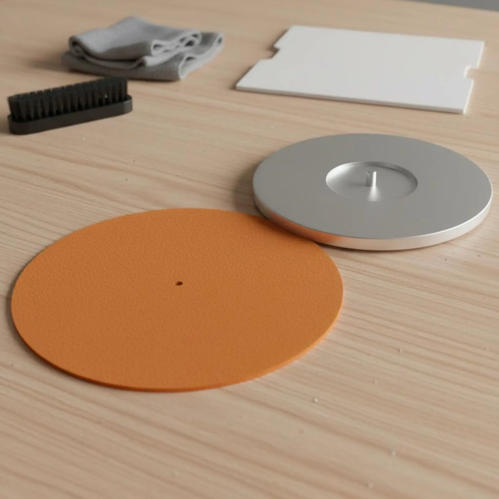 

LP Vinyl Player Mat Oscillation Damping Felt Turntable Slipmat Vinyl Vinyl Player Pad Improves Sound Quality Slipmat for DJs