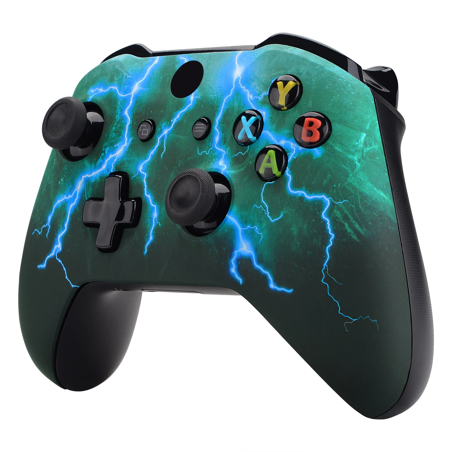 EXtremeRate-Façade à motifs de lave surréaliste, coque de boîtier avant pour manette Xbox One X et One S, modèle 1708