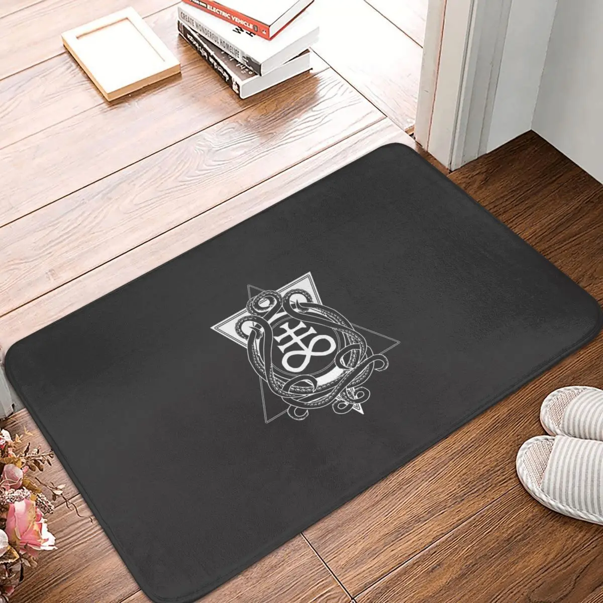 Satanic Cross Leviathan's Cross And Tentacles Doormat Kitchen Entrance Home Floor Mat Non-slip Carpet Rug for Room Footpad Mats