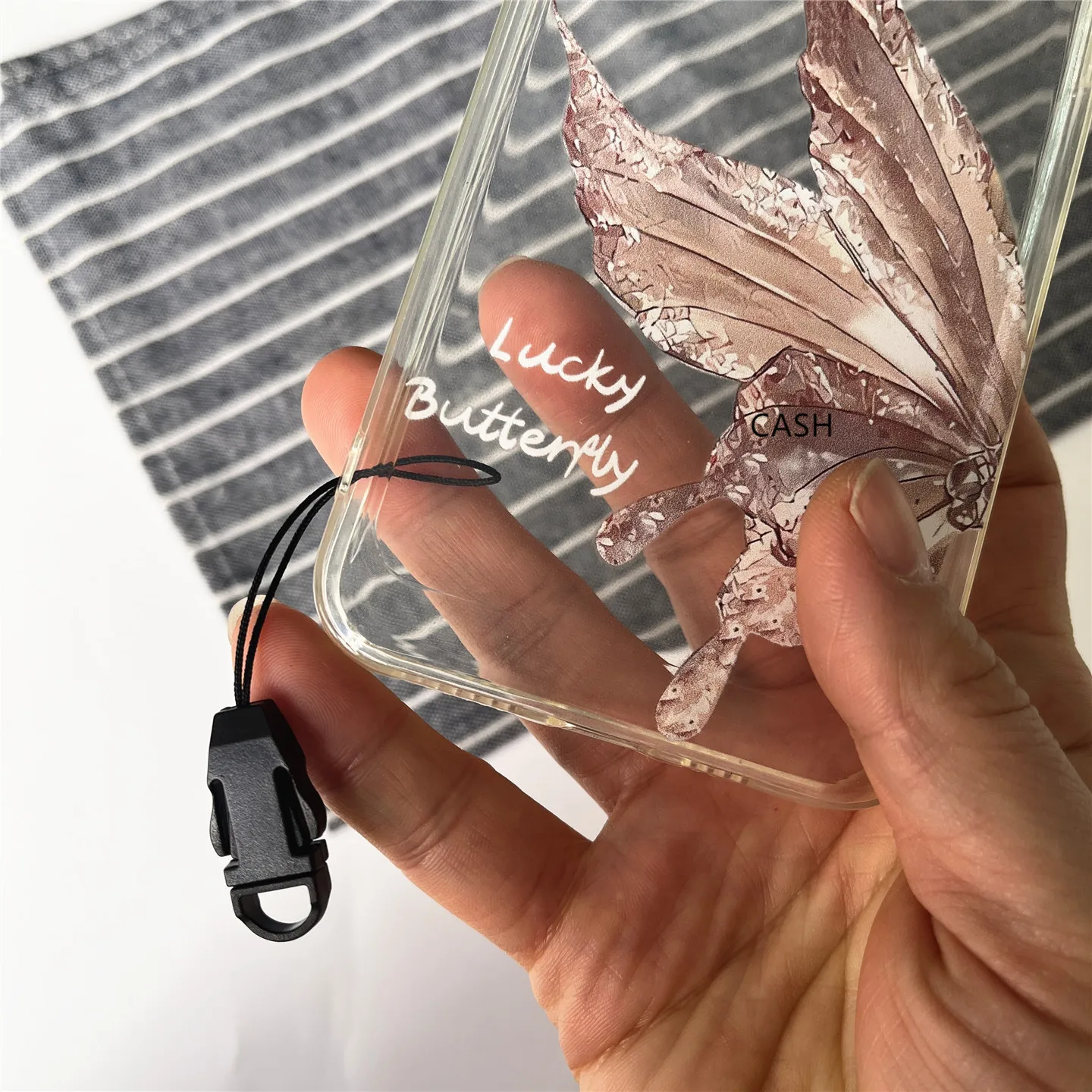 Lanyard Black Lanyards Removable Plastic Mobile Chain