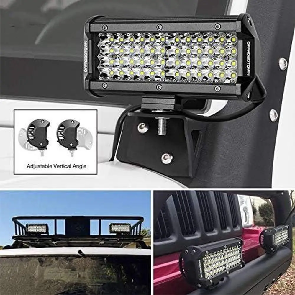 

2Pcs Strip Light 144W Concented High-Brightness Work Light Fog Light Driving Lights for Off-road Trucks