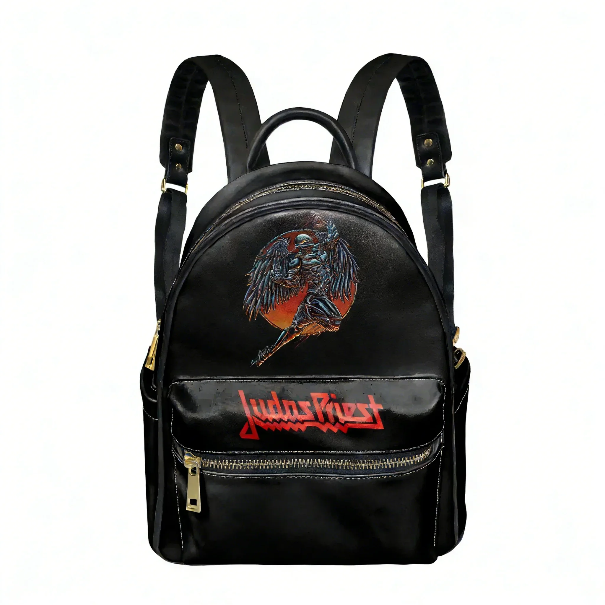 

Judas Priest Backpack Mens Womens Knapsack Personalized Fashion Double Shoulder Bag Business Travel Bookbag Custom Made Daypacks