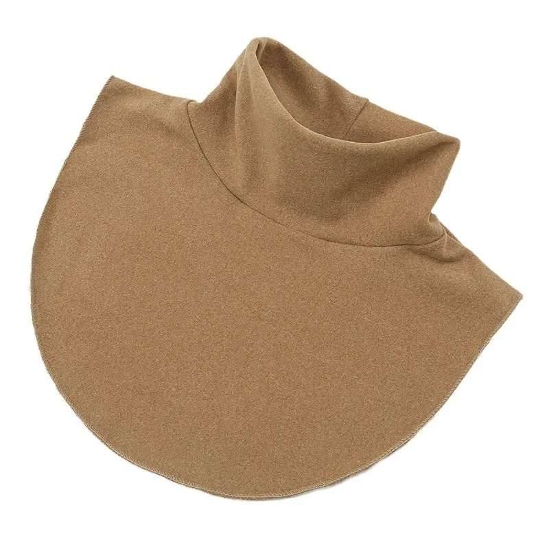 Couverture de cou en velours doux, couverture Hijab du Ramadan, faux col complet, col haut, foulards à col roulé, Extensions d'enveloppe, demi-hauts