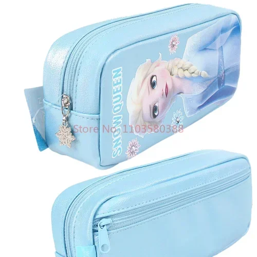 New Disney Pencil Kawaii Lotso Frozen Elsa Pattern Pencil-Bag Writing Children Storage Bag Kid School Supplie Girl Birthday Gift