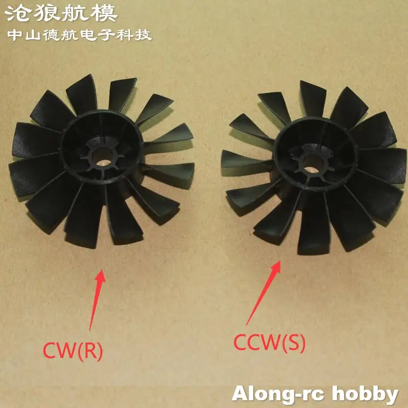 Freewing 4S 6S 70mm EDF Kit 12 Blades Duct Fan Jet Propeller CCW CW EDF For Freewing E7215 E7218 E7219 70 EDF RC Plane Part